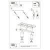 Plafonniers Acier Bordeaux GU10 2 RING