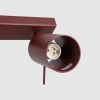 Plafonniers Acier Bordeaux GU10 4 RING