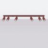 Plafonniers Acier Bordeaux GU10 6 RING