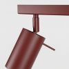 Plafonniers Acier Bordeaux GU10 6 RING