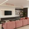 Appliques murales Acier Rose GU10 1 RING