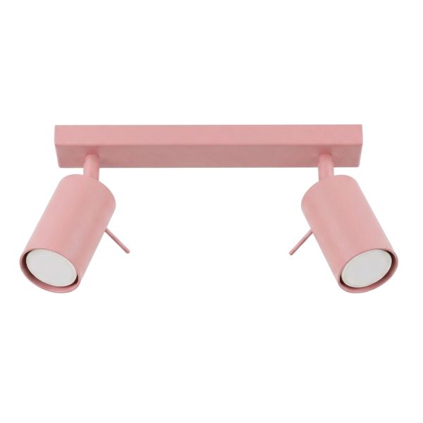 Plafonniers Acier Rose GU10 2 RING