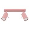 Plafonniers Acier Rose GU10 2 RING