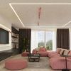 Plafonniers Acier Rose GU10 2 RING