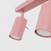 Plafonniers Acier Rose GU10 3 RING
