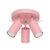 Plafonniers Acier Rose GU10 3 RING