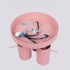 Plafonniers Acier Rose GU10 3 RING