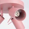 Plafonniers Acier Rose GU10 3 RING