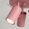 Plafonniers Acier Rose GU10 3 RING