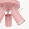 Plafonniers Acier Rose GU10 3 RING