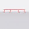 Plafonniers Acier Rose GU10 4 RING