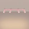 Plafonniers Acier Rose GU10 4 RING