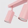 Plafonniers Acier Rose GU10 4 RING