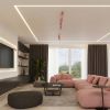 Plafonniers Acier Rose GU10 4 RING