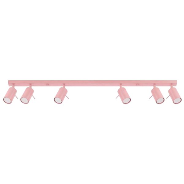 Plafonniers Acier Rose GU10 6 RING