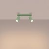Plafonniers Acier Sauge GU10 2 RING