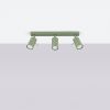 Plafonniers Acier Sauge GU10 3 RING