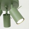 Plafonniers Acier Sauge GU10 3 RING
