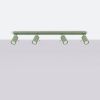 Plafonniers Acier Sauge GU10 4 RING