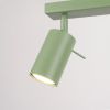 Plafonniers Acier Sauge GU10 4 RING