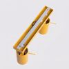 Plafonniers Acier Jaune GU10 2 RING