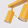 Plafonniers Acier Jaune GU10 2 RING