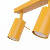 Plafonniers Acier Jaune GU10 3 RING