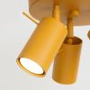 Plafonniers Acier Jaune GU10 3 RING
