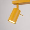Plafonniers Acier Jaune GU10 4 RING