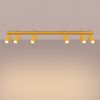 Plafonniers Acier Jaune GU10 6 RING