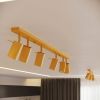 Plafonniers Acier Jaune GU10 6 RING