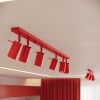 Appliques murales Acier Rouge GU10 1 RING
