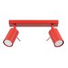 Plafonniers Acier Rouge GU10 2 RING
