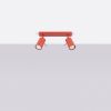 Plafonniers Acier Rouge GU10 2 RING