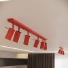 Plafonniers Acier Rouge GU10 2 RING