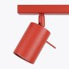 Plafonniers Acier Rouge GU10 3 RING