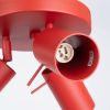 Plafonniers Acier Rouge GU10 3 RING