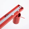 Plafonniers Acier Rouge GU10 6 RING