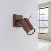 Appliques murales Acier Marron GU10 1 RING