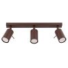 Plafonniers Acier Marron GU10 3 RING