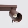 Plafonniers Acier Marron GU10 3 RING