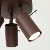 Plafonniers Acier Marron GU10 3 RING