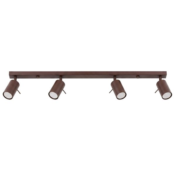 Plafonniers Acier Marron GU10 4 RING