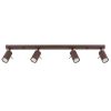 Plafonniers Acier Marron GU10 4 RING