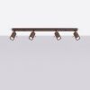 Plafonniers Acier Marron GU10 4 RING