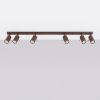 Plafonniers Acier Marron GU10 6 RING