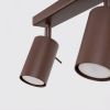 Plafonniers Acier Marron GU10 6 RING