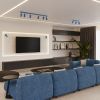Appliques murales Acier Bleu GU10 1 RING