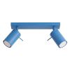Plafonniers Acier Bleu GU10 2 RING