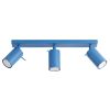 Plafonniers Acier Bleu GU10 3 RING